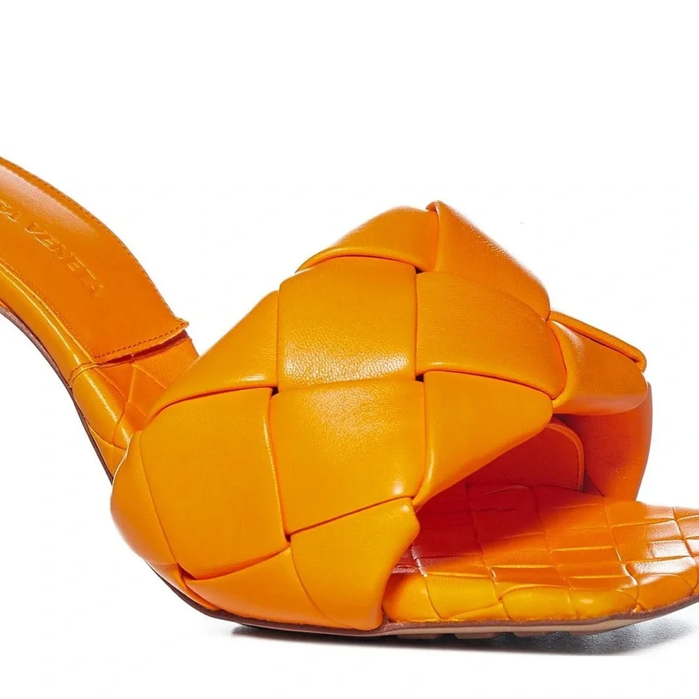 NWOT Orange intrecchiato Lido sandals Size 38